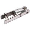 Generic Connettore Girevole per Ancora per Barche a Due Sezioni, Girevole per Catena di Ancora in Acciaio Inossidabile, Connettore per Barche, Ideale per Catene da 6-8 Mm