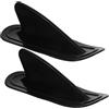 RUNROTOO Pinna Staccabile 2 a Forma di Rimovibile per Pezzi Tavola da Surf in Pvc Nero, Aumenta la Direzione Design e Sup per Barca Gonfiabile