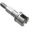 QUILSTM Valvola per bombola subacquea portatile con filettatura 3/16 24, facile da usare, resistente e leggera, accessori per bombola subacquea in acciaio inossidabile, per