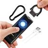 Generico Dissuasore per - Allarme Forte Ricaricabile 130 dB - Per Spaventare Con Luce Stroboscopica LED | Per Outdoor Alpinismo Trekking Camminata Sopravvivenza Escursionismo Bicicletta Pesca Campeggio