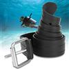 Rcniso Cintura Regolabile con Pesi in Gomma Resistente per Immersioni e Snorkeling, Nera, Larghezza 5 Cm/2 Pollici, per Uomo e Donna (1,8 milioni)
