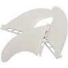 Socobeta Set di Pinne per Tavola da Surf in Tre Pezzi Realizzato in PVC Premium per un Uso Versatile su Longboard, Shortboard e (#2)