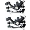 UTHCLO Kit Freno Disco Meccanico in Lega di Alluminio per Bicicletta Mountain Bike Anteriore e Posteriore Adatto alla Maggior Parte delle Bici