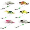 TUXIBIN Set di esche da pesca per gamberetti, esche artificiali con ganci affilati, 6 pezzi, esche da pesca morbide e luminose, adatte per acqua dolce e salata R6-1