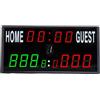 Naroote Tabellone Segnapunti a LED, Tabellone Segnapunti Elettronico Multifunzionale con Timer per Il Conto alla Rovescia da 99 Minuti e 59 Secondi e modalità di Visualizzazione 24 Ore, con