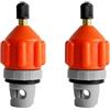 CFCMZTZPED Adattatore for valvola Stand-up Paddleboard da 2 pezzi, adattatore aria pompa gonfiabile for accessori surf for canoa kayak(Orange x 2)