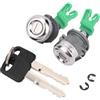 Yikesai Cilindro serratura porta con set di chiavi compatibile con Ford F150 1997-2011 F250 1997-99 F350 Super Duty 1998-2016 - Sostituisce 7C3Z1521990A 7C3Z-1521990-A