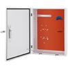VEVOR Scatola per cavi esterna 28''x20''x10'', Scatola di ricarica Organizzatore per cavi, Scatola per recinzione elettrica in acciaio a freddo antipolvere IP32, per connettore a parete