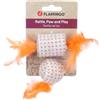 Flamingo Giocattolo Texo Palla + Roller Arancione 17x4x4CM