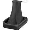 L & P Car Design Cuffia cambio compatibile con Opel Astra G 1998-2004 - nero - vera pelle - leva cambio manuale - (A0016-1)