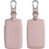 kwmobile Cover Copri Chiave Compatibile con Renault con 4 tasti Smart Key (solo Keyless Go) - Guscio Coprichiave Protettivo Vera Pelle - Porta Chiavi Macchina e Custodia Protettiva