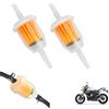 Ji liangli 2 Pezzi Filtro Carburante In Linea,Filtro Benzina Alta Precisione per Tubi Carburante 6 mm 8 mm,Filtrazione Rapida,Ideale per Moto,Scooter,Generatori,Tosaerba e Altri Macchinari a Motore