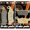 SYUU S SYUU Pastiglie Freno Anteriore e Posteriore per moto Compatibili con Honda XR 250 400 600 650 CR 250 500 CRF 230 CRM 250 XL 230 NX4 per montagna, tour motocistici, lunghe percorrenze FA185F FA131R