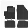 Mats4all Set di tappetini auto Compatibile con Toyota Yaris Cross Hybrid 2021-> | Antiscivolo | Con rinforzo | 4 pezzi | Tappetini per auto | Set di tappetini