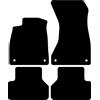Kovvar Tappetini Auto adatti per Audi A4 B9 2015-2024 - Versione: Avant/Sedan/Allroad Quattro | Tappetini posteriori senza sistema di fissaggio - Serie: Basic