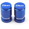 asdlha Tappi per valvole di motociclette Per T MAX T-MAX Tmax 500 530 560 SX/DX Tech Max Accessori Per Motociclette Coprivalvole Per Pneumatici In Alluminio CNC(Blue)