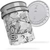 MAGIC BUCKET Set di secchio per lavaggio auto, lavaggio a mano, mimetico, grigio, con coperchio abbinato, 5 US GAL, circa 20 litri, compatibile con Grit Guard, Detail Guardz Dirt Lock, Dirt Trap