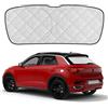 tivekeo Parabrezza Posteriore Parasole Auto Sostituzione per VW T-Roc 2017-2026, Parabrezza Posteriore Parasole Lunotto Posteriore, Pieghevole Parasole Auto Protezione UV Riflettente Privata