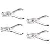 GUTE LINES Perforatore a Pinza Singolo Foro, Bucatrice per Fare Cerchi, Perfetta da Utilizzare a Casa, in Ufficio e a Scuola (4, Argento, 6 mm)