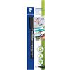 STAEDTLER Lumocolor 313 Marcatore permanente - nero, singolo, 0,4 mm | Inchiostro indelebile superfine per proiezione & superfici - resistente allo sfregamento - Art.-Nr. 313-9 BK-1