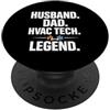 HVAC Technician Funny Dad Saying - Dress Husband Dad HVAC Tech Legend Funny HVAC Technician PopSockets PopGrip Adesivo