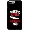 True Crime Merch for Investigative Crime Custodia per iPhone 7 Plus/8 Plus Esperto forense dalla nascita 1978 Compleanno a tema crimine vero