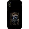 Medieval Knight Future Paladin Fantasy Custodia per iPhone X/XS Futuro Medievale Cyber Knight Templare Fantasy
