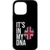 British DNA Heritage Gifts Co Custodia per iPhone 14 Pro Max Design con scritta It's In My DNA British Flag UK England Heritage Design