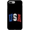 F4NT4STIC Custodia per iPhone 7 Plus/8 Plus 250th Anniversary USA Patriotic 4th July US Logo
