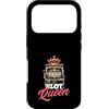 Casino Gambling & Slot Machine Vegas App Custodia per iPhone 17 Pro Slot Queen Casino Gioco d'azzardo Jackpot Vincitore Vegas Macchina