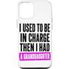 Funny Family & Parenting Humor Designs Custodia per iPhone 12/12 Pro Ho usato per essere al comando, poi ho avuto uno scherzo sulla nipote