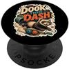 Jimbeels Dook Then Dash umorismo furetto zoomies PopSockets PopGrip Adesivo
