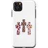 Trendy Grace Designs Custodia per iPhone 11 Pro Max Carino Christian Coquette Croce Rosa Leopard Faith Design