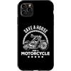 Save Horse Ride Motorcycle Chopper Biker Custodia per iPhone 11 Pro Max Salvare un cavallo Ride a Motorcycle Club Divertente Biker