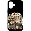 Jimbeels Custodia per iPhone 16 Geduldsfaden Homeoffice umorismo ufficio tedesco
