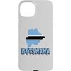 Batswana Flag Of Motswana Clothing & Gif Custodia per iPhone 15 Plus Bandiera del Botswana Motswana africana Uomini Donne Bambini Batswana