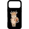 American Football USA animal Touchdown s Custodia per iPhone 17 Pro Max Bull gioca a football americano