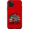 F4NT4STIC Custodia per iPhone 11 Pro Max 250th Anniversary USA Eagle Patriotic 4th of July