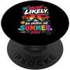 Summer Vacation Vibes Tees È più probabile che sia freddo per tutta l'estate 2026 Linsegnante Break Vibe PopSockets PopGrip Adesivo