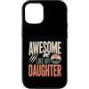 Parent Awesome Daughter Retro Custodia per iPhone 12/12 Pro Impressionante come mia figlia Camping