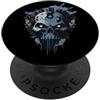 84 Pixel Design Tech Skull Futuristic Mechanical Skull Bot Future Technology PopSockets PopGrip Adesivo