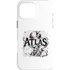 Greek Mythology Atlas Titan Cosmic Custodia per iPhone 16 Pro Max Antico greco Titano ATLAS Mito Mondo Cosmico