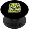 Una Simpatica Tartaruga Di Jiu-jitsu - B La Simpatica Tartaruga Del Bjj - Grappling, Judo E Jiu-jitsu PopSockets PopGrip Adesivo