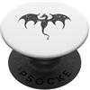 dragon mythical creature fire fairy tale Simbolo Drago Favola Creatura Fiaba Ali Da Favola PopSockets PopGrip Adesivo