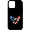 F4NT4STIC Custodia per iPhone 12 Pro Max 250th Anniversary USA Patriotic 4th July Eagle