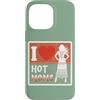 Modernes Damen t-shirt Herren Geburtstag Custodia per iPhone 14 Pro Max I Love Hot Moms Boho T-Shirt Uomo Donna Frase Divertente