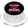 Old Man Strength Designs Mai sottovalutare il potere dei guantoni da boxe Old Man PopSockets PopGrip per MagSafe