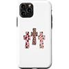 Trendy Grace Designs Custodia per iPhone 11 Pro Carino Christian Coquette Croce Rosa Leopard Faith Design