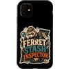 Jimbeels Custodia per iPhone 11 Ferret Stash Inspector furetto nascondigli