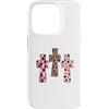 Trendy Grace Designs Custodia per iPhone 14 Pro Carino Christian Coquette Croce Rosa Leopard Faith Design